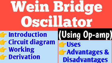 Wien Bridge Oscillator || Frequency derivation of  wein bridge oscillator ||PhysiCrux Tutorial