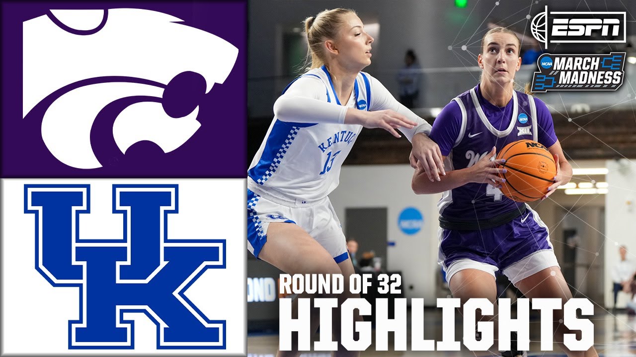 Round of 32: Kansas State vs. Kentucky | Women’s NCAA Tournament | Full Game Highlights