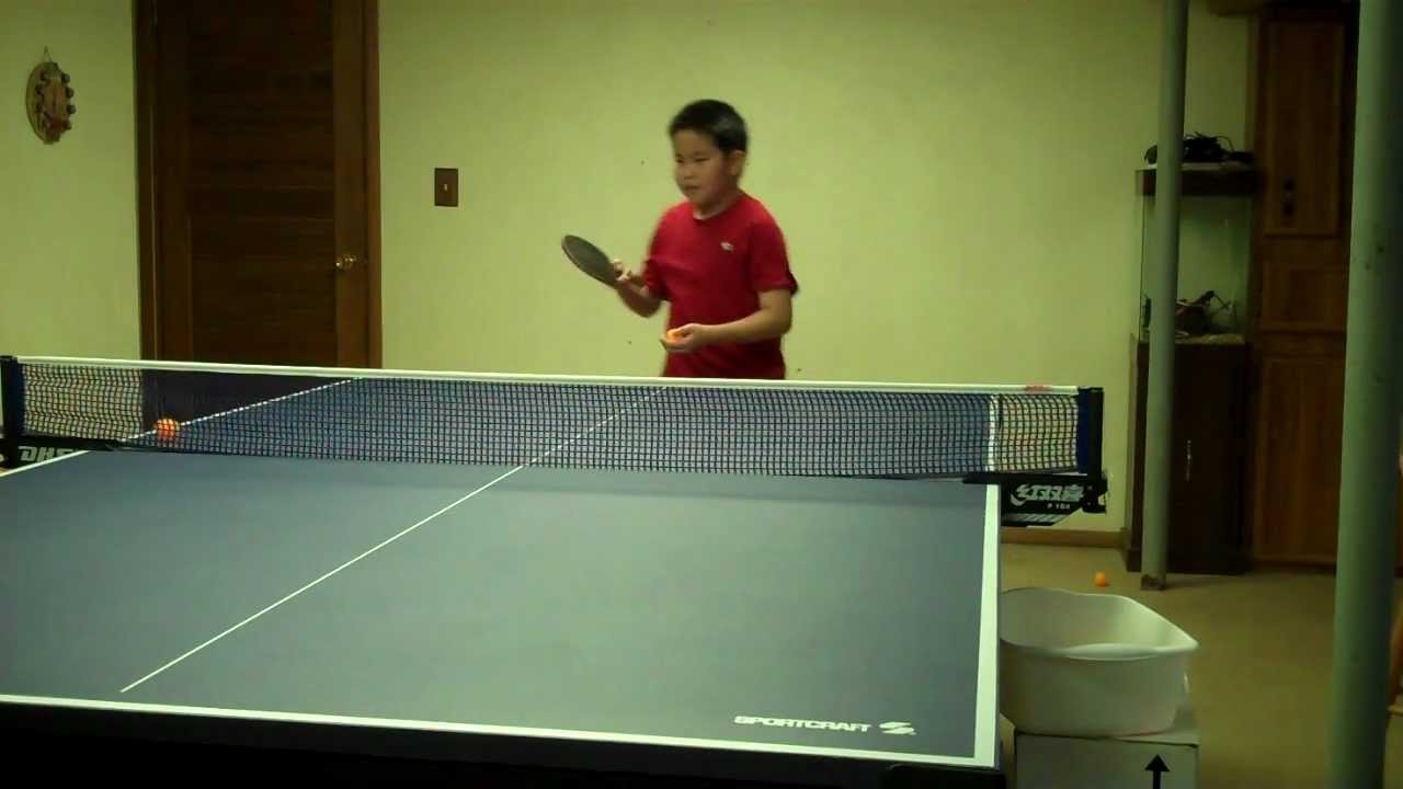 Roger Liu Table Tennis training drills Serve+Backhand Flip + Attacks YouTube