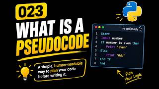 023 | What is a Pseudocode