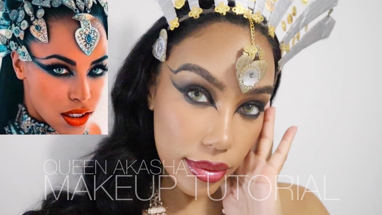 Recreating Aaliyah's Iconic 'Queen Of The Damned' Vampire Akasha Look | Halloween Makeup