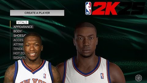 Nate Robinson Face Creation 2K25. #naterobinson #2k25