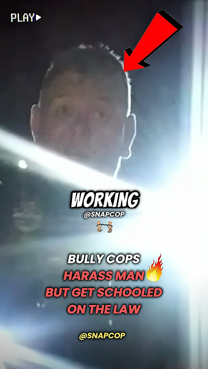 Hard Working Man Gives Bully Cop The Treatment He Deserves