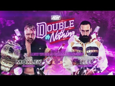 AEW Double Or Nothing 2020 Jon Moxley vs Brodie Lee highlights