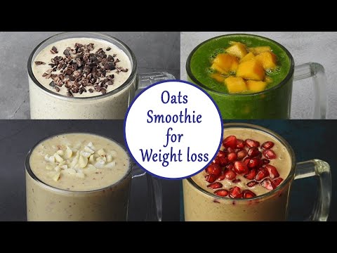 Oats Smoothie for weight loss (No Milk, No Curd, No Sugar) | Oats Breakfast Smoothie | Smoothie | She Cooks