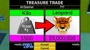 TRADING KILO TO LEOPARD PART 1943 or something like that