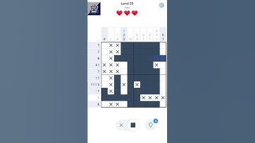 Nonogram Level 25 #nonogram #gaming #shorts