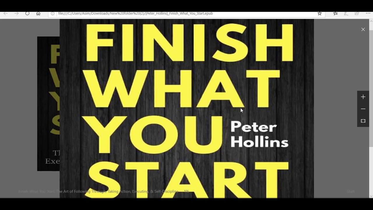 Finish what you start best PDF book - YouTube