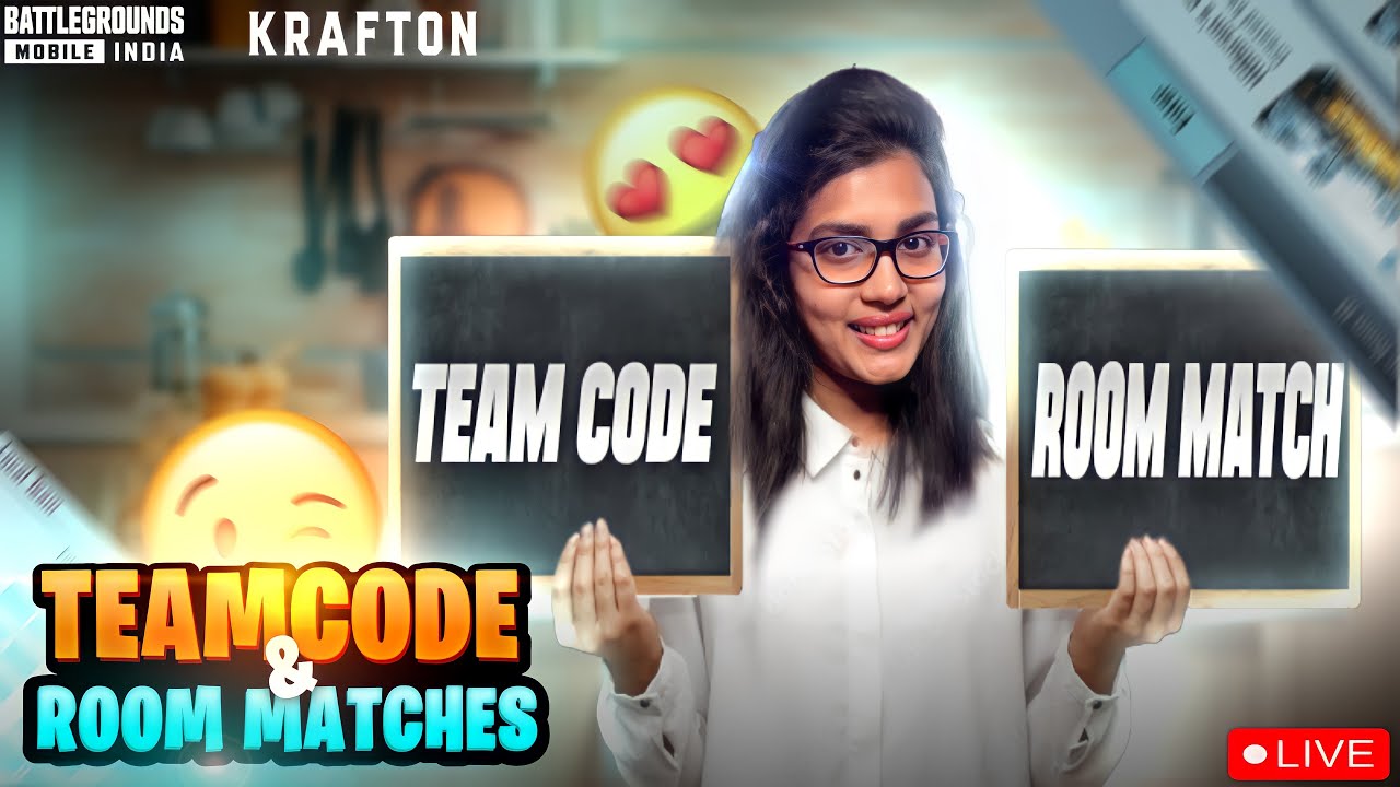 BGMI LIVE TAMIL🔥OPEN ROOM MATCH & TEAM CODE | TAMIL GIRL GAMER 