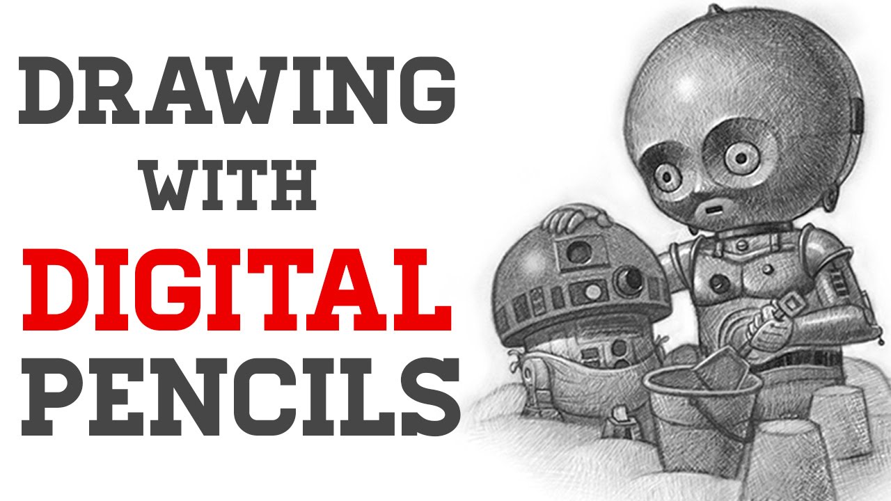 Quick Tips "Drawing with Digital Pencils: Traditional Pencil" - YouTube