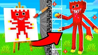 MOB BATTLE, But What I Paint Comes to Life!! (Minecraft)