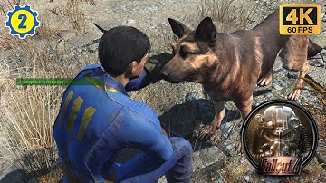 FALLOUT 4 - GAMEPLAY WALKTHROUGH FULL GAME - No Commentary - Part 2 - 4K/60FPS
