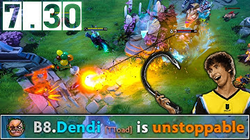 DENDI BOSS is Back!!! First Try Pudge Carry in New Patch 7.30 | Pudge Official