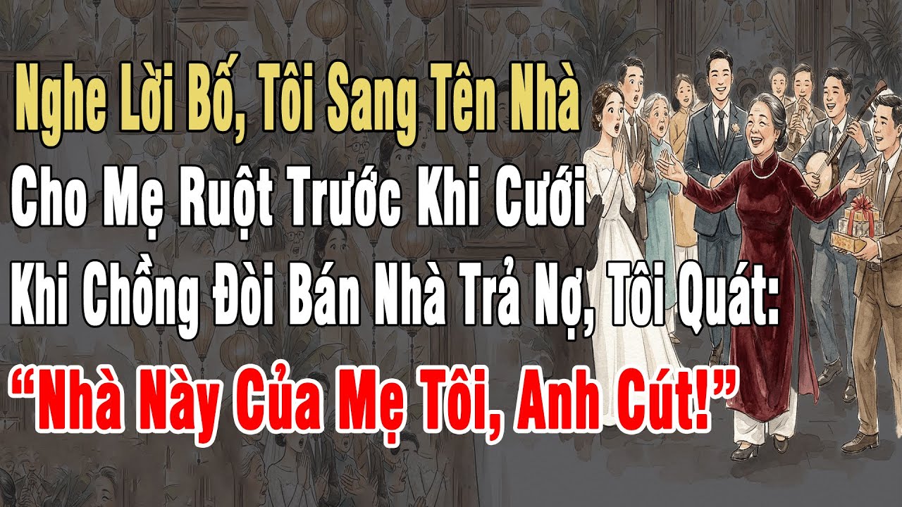 Nghe Lời Bố, Tôi Sang Tên Nhà Cho Mẹ Ruột. Khi Chồng Đòi Bán Nhà, Tôi 