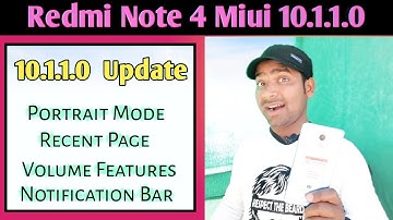 Redmi Note 4 miui 10.1.1.0 Stable update | Best Portrait mode features and hidden tips and tricks