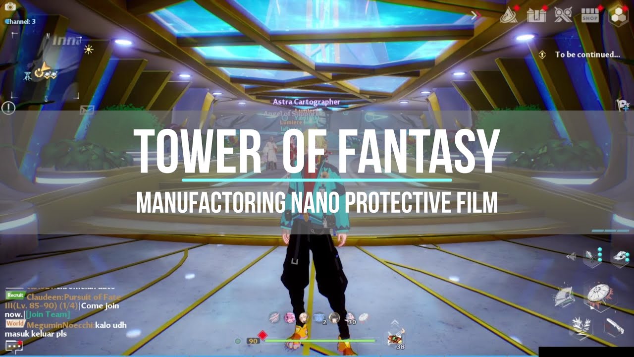 Tower of Fantasy Manufacturing Nano Protective Film Jellyfish Cave