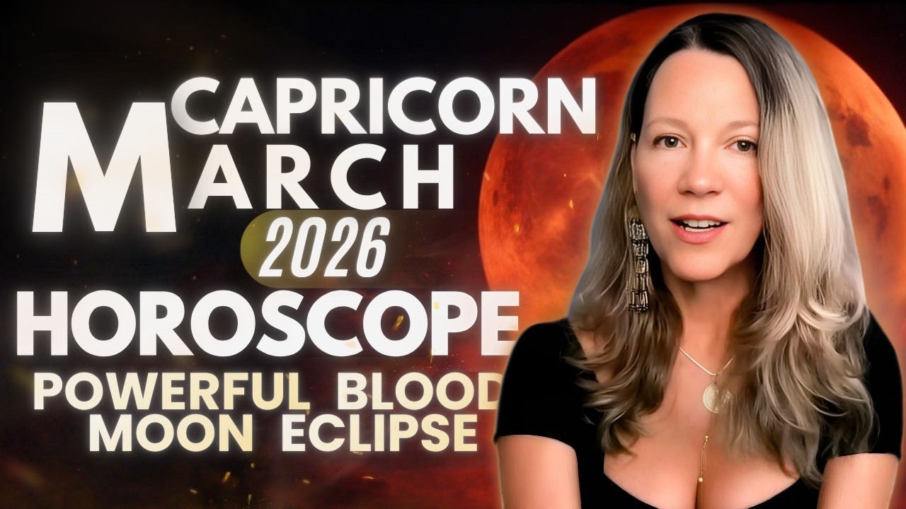 CAPRICORN Sun Moon Rising MARCH 2026 🔆 Blood Moon Eclipse & Big Decisions