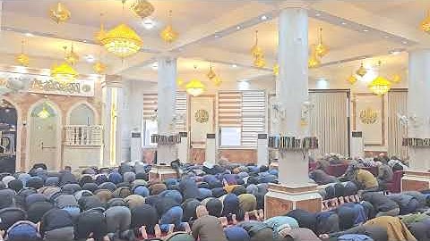 صلاة الجمعة في جامع خالد بن الوليد الشيخ القارئ عبدالرزاق الدليمي 2025_12_12