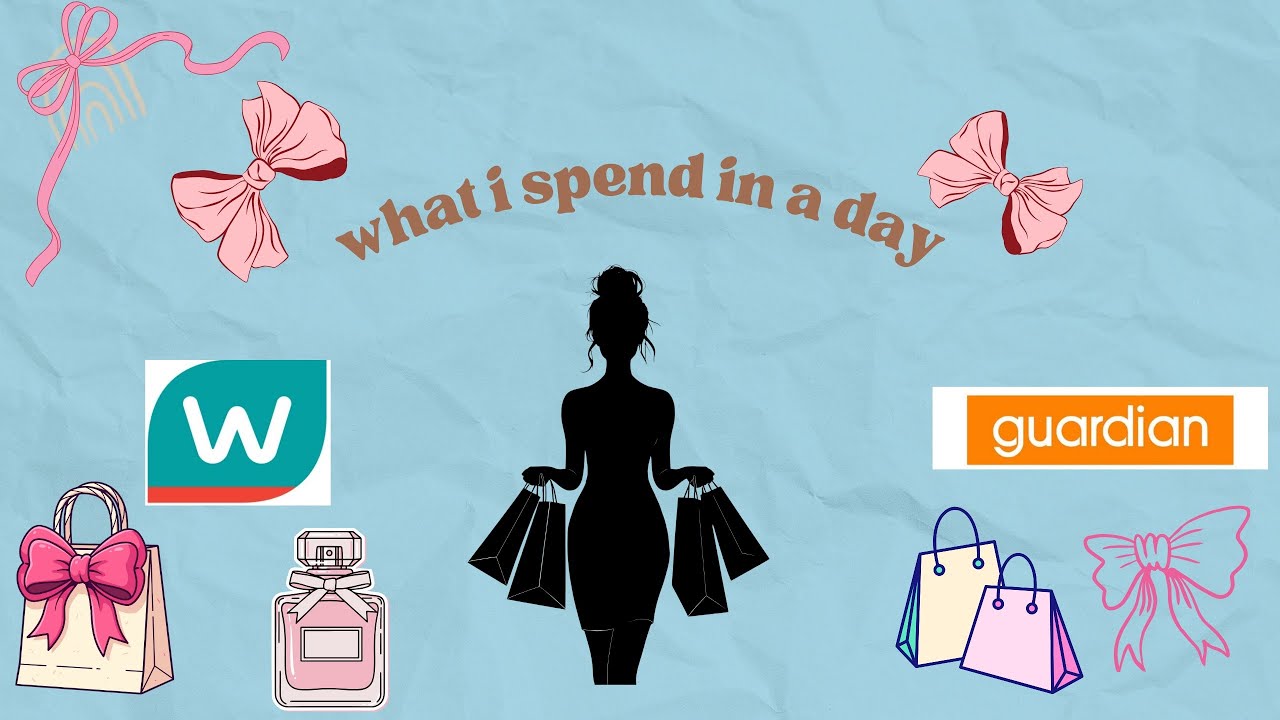 what i spend in a day (watsons,guardian) 👛🎀