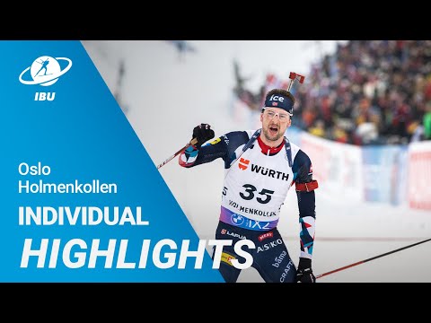 World Cup 23/24 Oslo-Holmenkollen: Men Individual Highlights