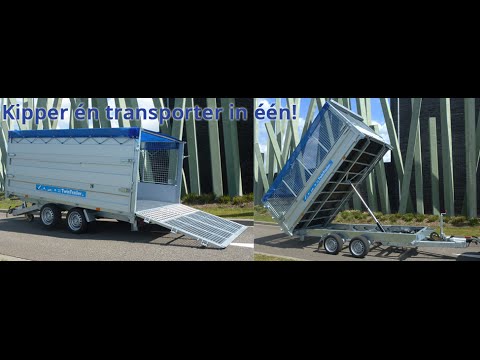 Update Twintrailer: kipper en transporter in één aanhangwagen