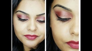 Fall Inspired Makeup Look- Cranberry Eyes & Lips