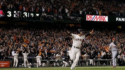 The Giants Beat the Cardinals.  Everyone Goes Nuts.