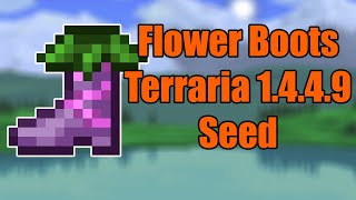 Flower Boots Seed Terraria Version 1.4.4.9 PC Only