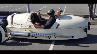 My Ride in a Morgan Three wheeler