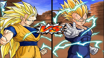 Dragon Ball Z Budokai Tenkaichi 3 - Goku SSJ3  Vs  Majin Vegeta