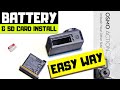 OSMO Action SD Card & Battery - Install & Remove.