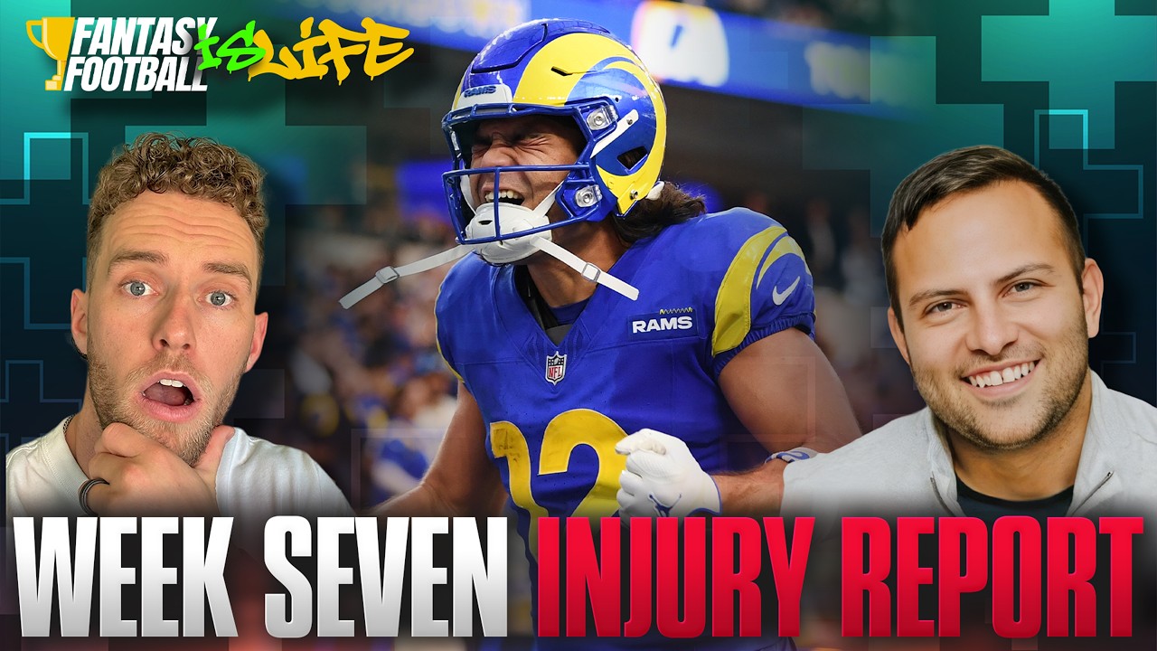 LIVE: Week 7 Injury Report: What You Need to Know for Every Team