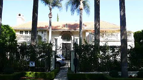 Writer Lou Haddock Former Home House Beverly Hills...