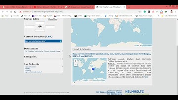 Bias Corrected CORDEX Precipitation, Temperature Data for Ethiopia: RCP 4.5 and RCP 8.5