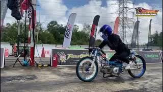 drag bike musc 4tak 110 sleep engine jupiter z piston 60mm open