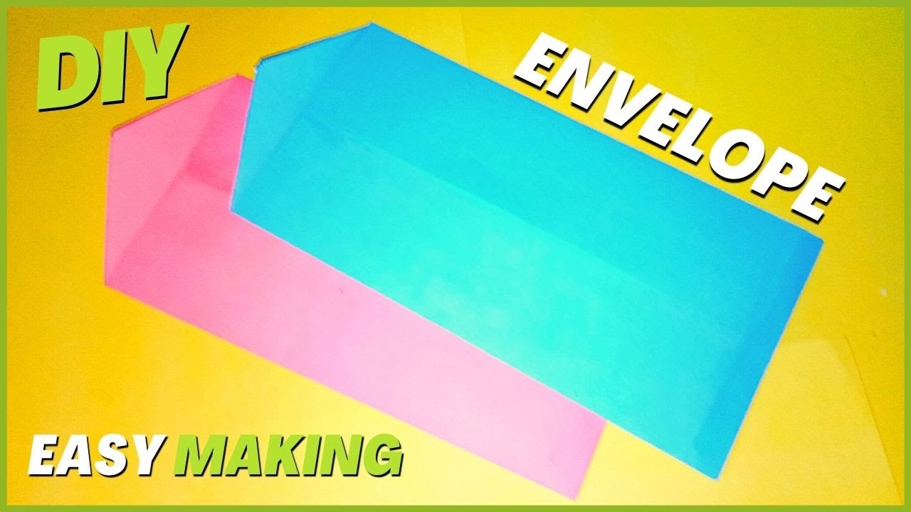 DIY Envelope: How to Make Official Envelope Step by Step - Envelope ...