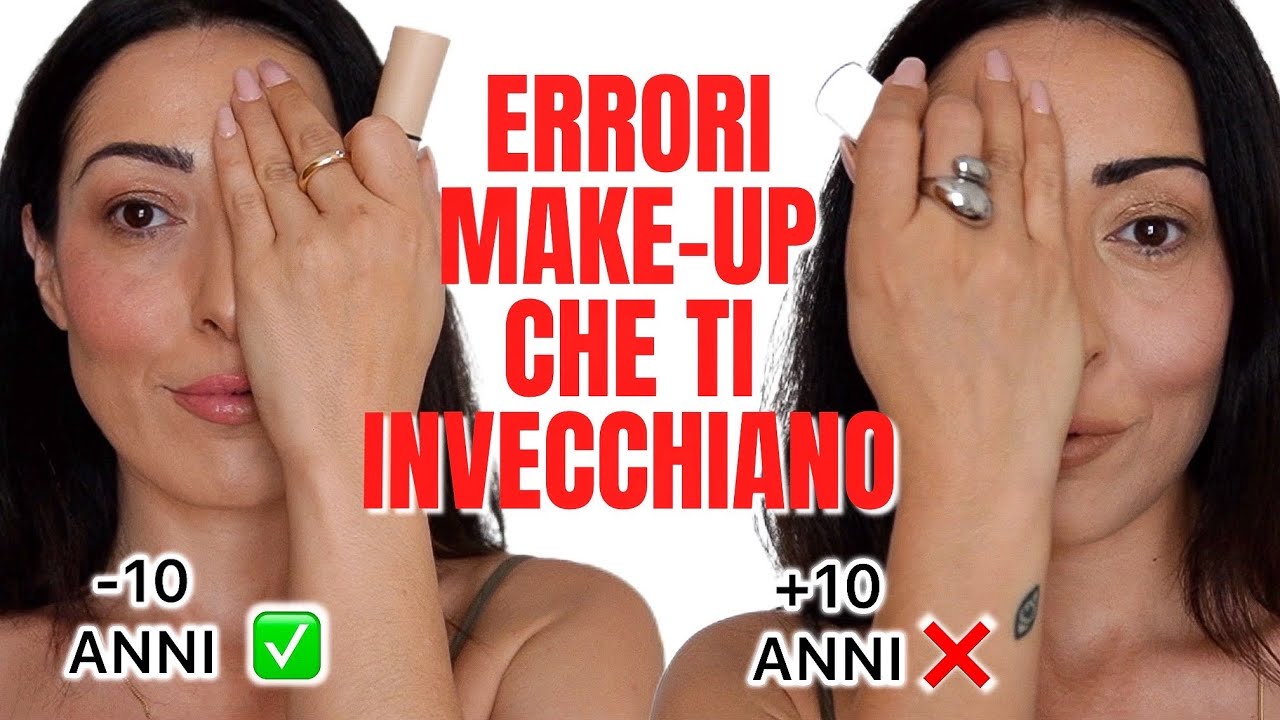 ERRORI MAKE-UP CHE TI INVECCHIANO E COME CORREGGERLI  |  #makeupantiage #makeuppellematura