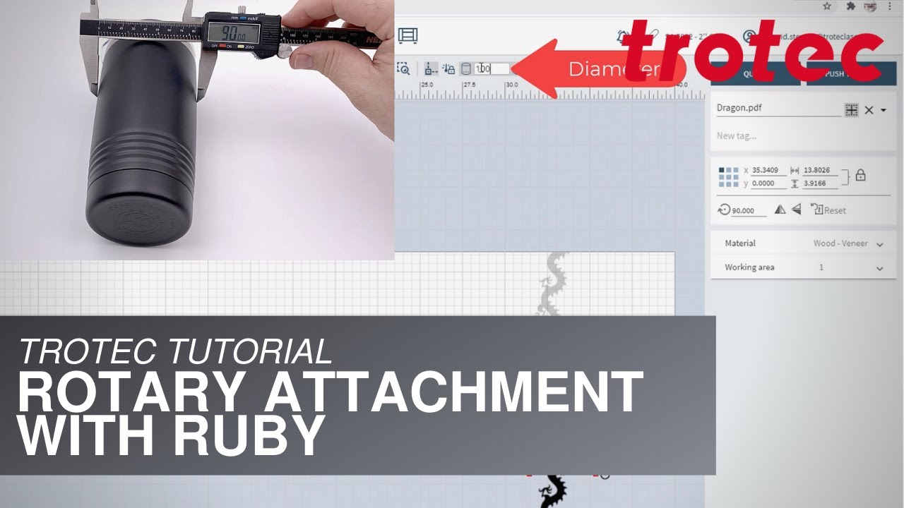 Step-by-Step Guide: How to Install and Use a Rotary Attachment for A Trotec  Laser Engraving Machine 