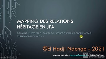 Comment mapper une relation d