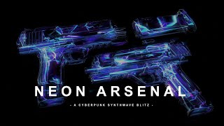 Neon Arsenal: A Cyberpunk Synthwave Blitz
