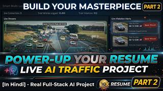 Multi-Lane AI Traffic System 🚦 Exposing Dangerous Driving | AI Web Development Project