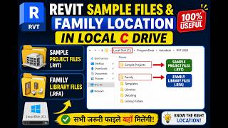 Revit Sample Files & Family Location in Local C Drive