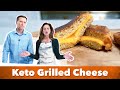 Keto Grilled Cheese Sandwich Recipe (Low Carb) | Karen and Eric Berg