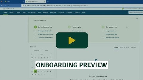 Actionstep Implementation Preview 1