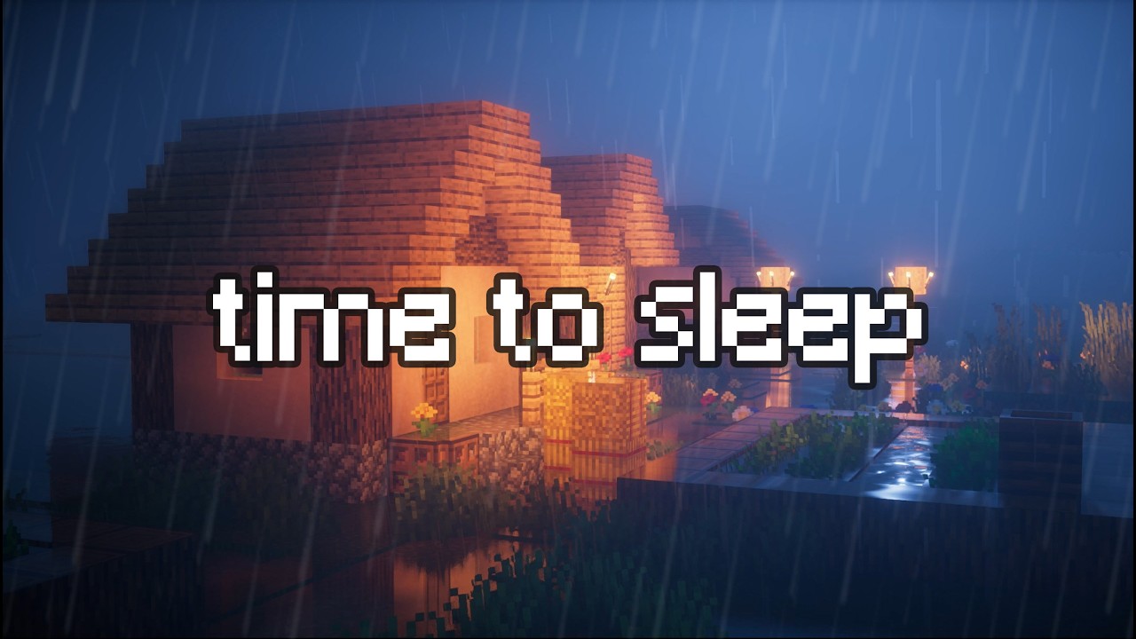 🌧️ it's time to rest... (minecraft music w/ rain ambience)