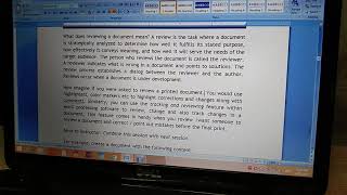 Lecture of Level-4 Unit-2 Word Processing Session-8 Save & Share a Document for Review