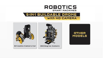 Robotics Smart Machines: 5-in-1 Buildable Drone - Other Models