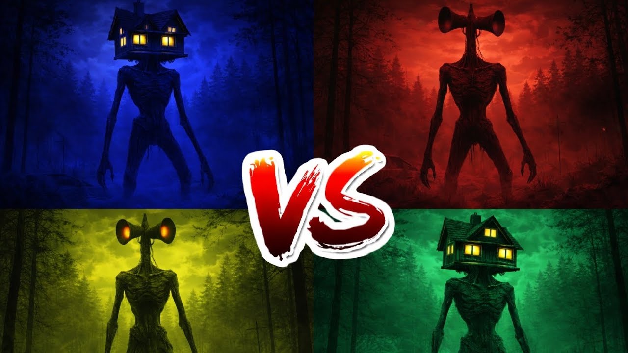 SIREN BATTLE – 4 Color Siren Head Dance Mix (Coffin Dance Style)