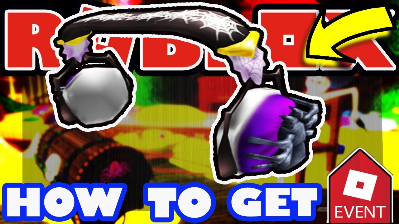 Event How To Get The Spider Headphones Roblox 2018 Halloween Event Tutorial Webphones Youtube - how many robux does this friendly mummy cost?