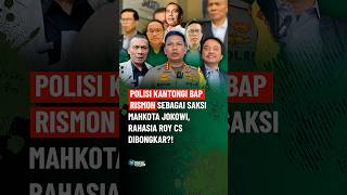 Polisi Kantongi Bap Rismon Sebagai Saksi Mahkota Jokowi Rahasia Roy Cs Dibongkar